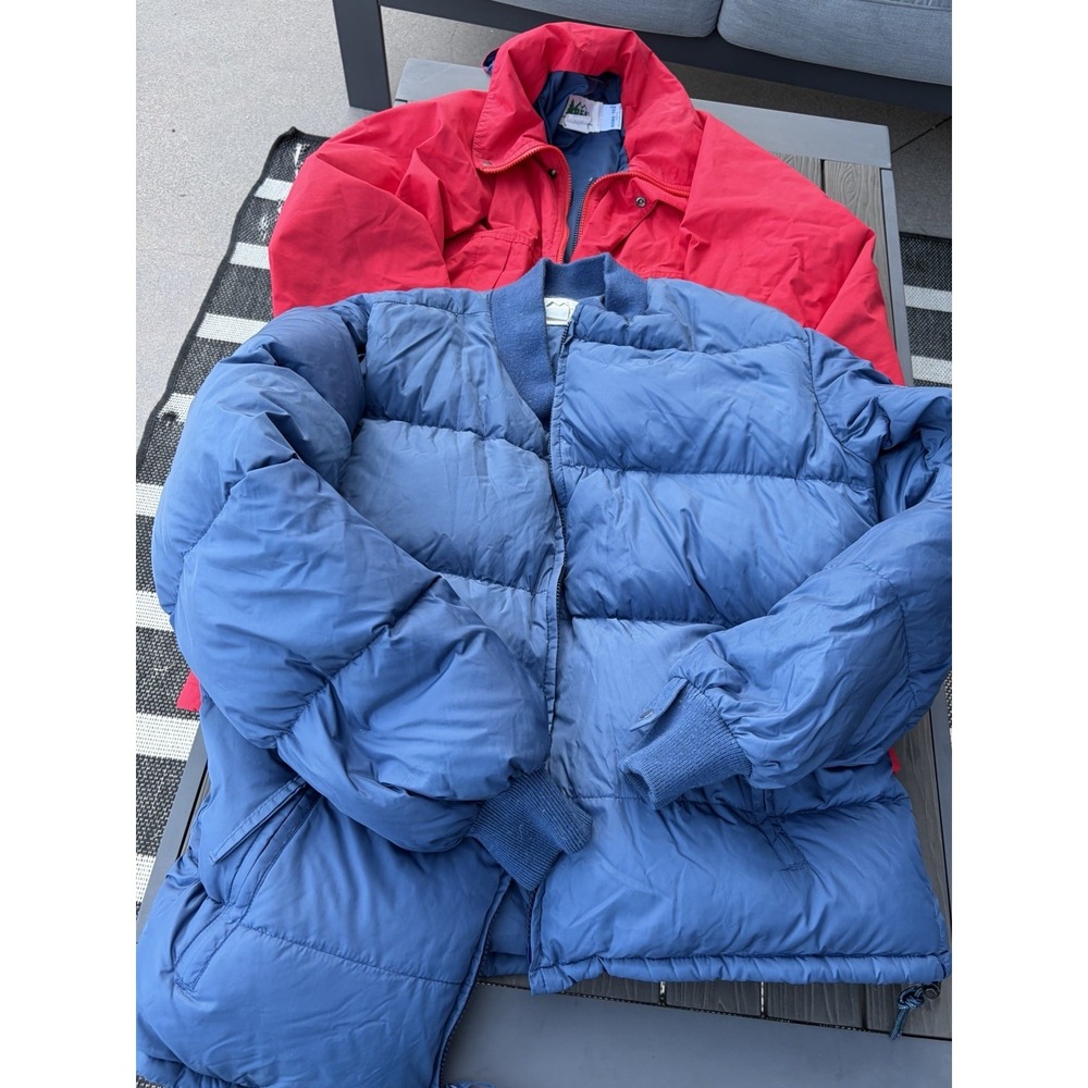 VTG REI Outdoor Puffer Goose Down Ski Unisex Jacket Plus Lining Jacket Size M